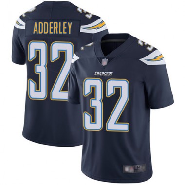 Los Angeles Chargers NFL Football Nasir Adderley Navy Blue Jersey Men Limited 32 Home Vapor Untouchable